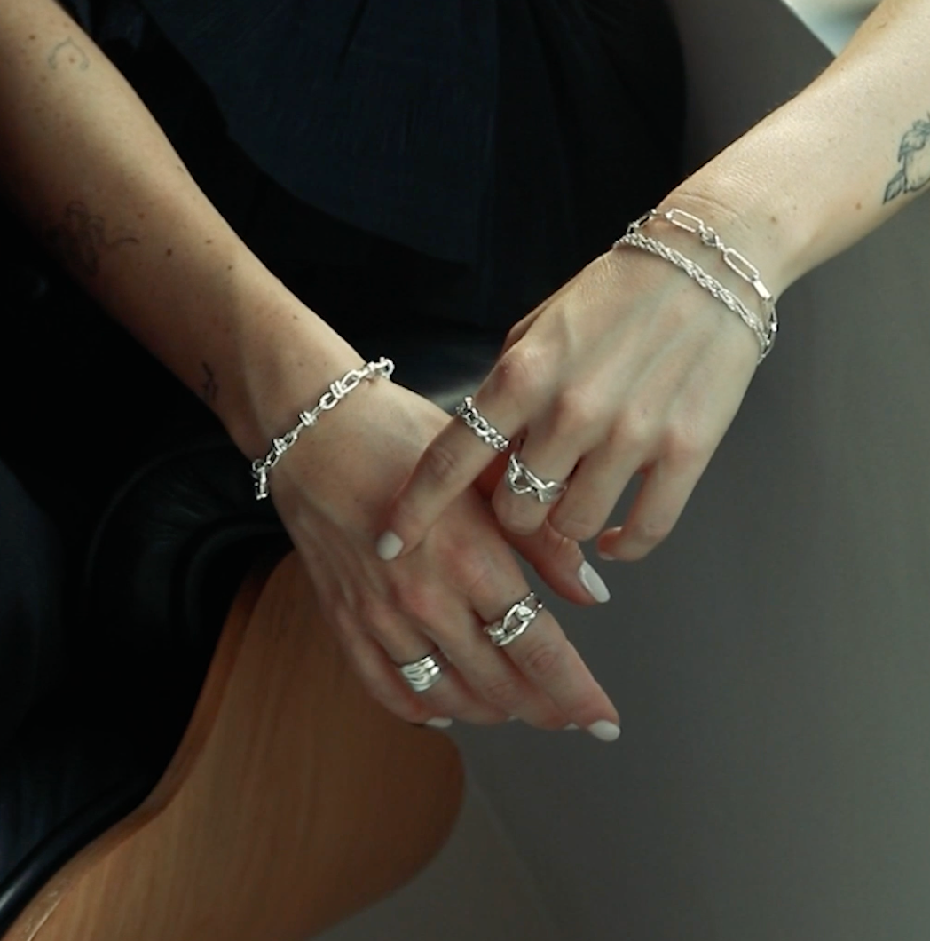 DAISY LONDON POLLY KNOT CHAIN BRACELET