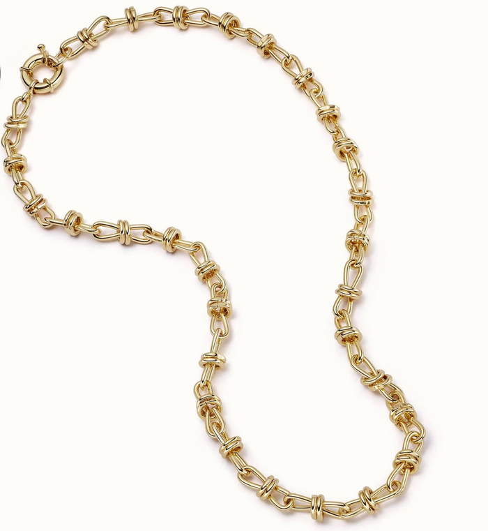 DAISY LONDON POLLY KNOT CHAIN NECKLACE
