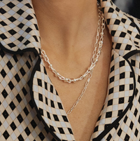 DAISY LONDON POLLY KNOT CHAIN NECKLACE