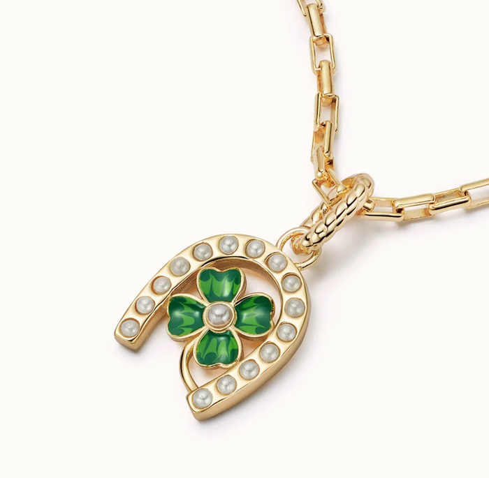 DAISY LONDON SHRIMPS CLOVER CHUNKY NECKLACE