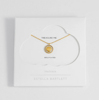 ESTELLA BARTLETT MOTHER OF PEARL SEASHELL COIN NECKLACE
