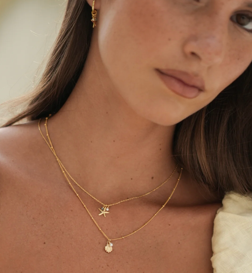 ESTELLA BARTLETT STARFISH CHARM NECKLACE