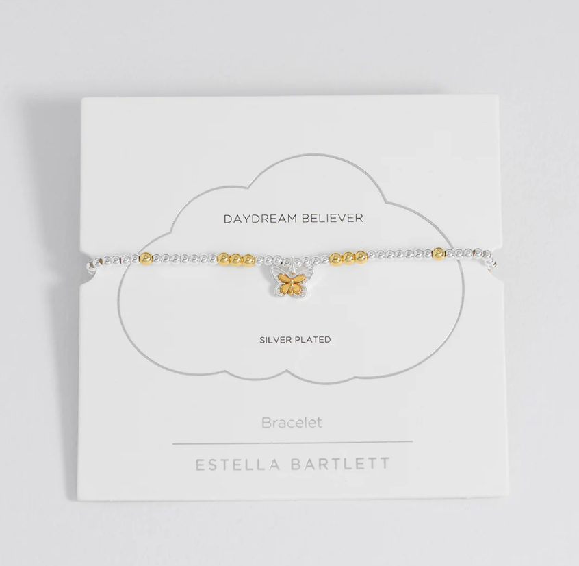 ESTELLA BARTLETT MIXED METAL BUTTERFLY SIENNA BRACELET