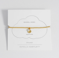 ESTELLA BARTLETT SEASHELL AND PEARL SIENNA BRACELET