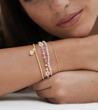 ESTELLA BARTLETT SEASHELL AND PEARL SIENNA BRACELET