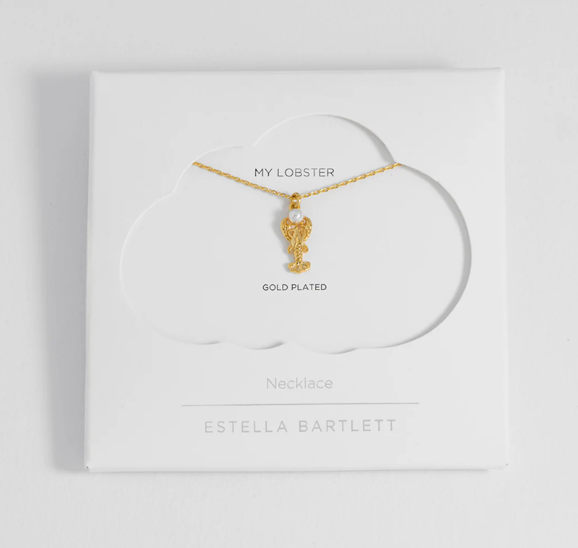 ESTELLA BARTLETT LOBSTER WITH PEARL NECKLACE