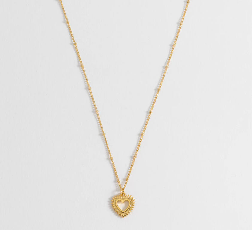 ESTELLA BARTLETT HEARTBURST PENDANT NECKLACE