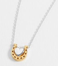 ESTELLA BARTLETT HEART AND HORSESHOE NECKLACE