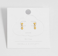 ESTELLA BARTLETT LINKED HEART STUD EARRINGS