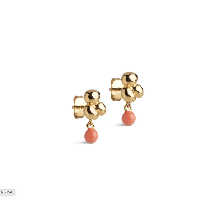 ENAMEL COPENHAGEN NARA BALL STUD EARRINGS