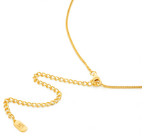 CLAUDIA BRADBY X MIDLIFECHIC MICRO MANTRA NECKLACE WITH SINGLE PEARL CHARM