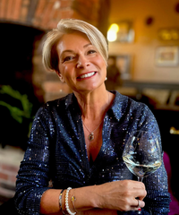 CLAUDIA BRADBY X MIDLIFECHIC MANTRA NECKLACE WITH SINGLE PEARL CHARM