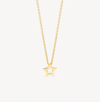 BLUSH 14K GOLD STAR NECKLACE