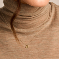 BLUSH 14K YELLOW GOLD OPEN HEART NECKLACE