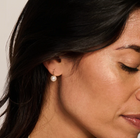 BLUSH 14K YELLOW GOLD & PEARL SMALL DROP EARRINGS