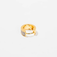 SHANA GULATI HUGO ROUND HOOP EARRINGS