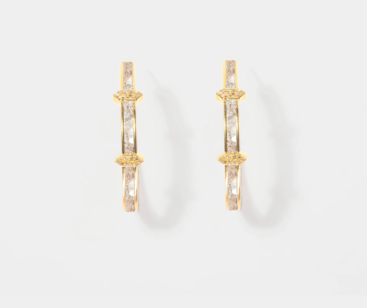 SHANA GULATI MADISON HOOP EARRINGS