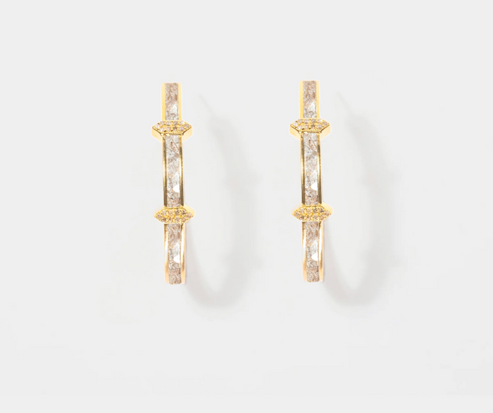 SHANA GULATI MADISON HOOP EARRINGS