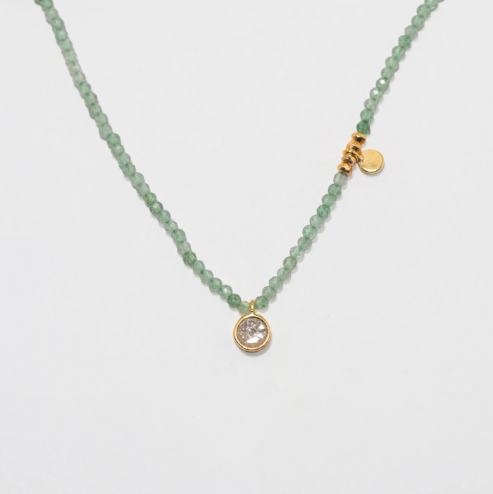 SHANA GULATI MARGOT ROUND BEADED NECKLACE