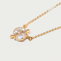 SHANA GULATI ELSON MINI MOONSTONE NECKLACE