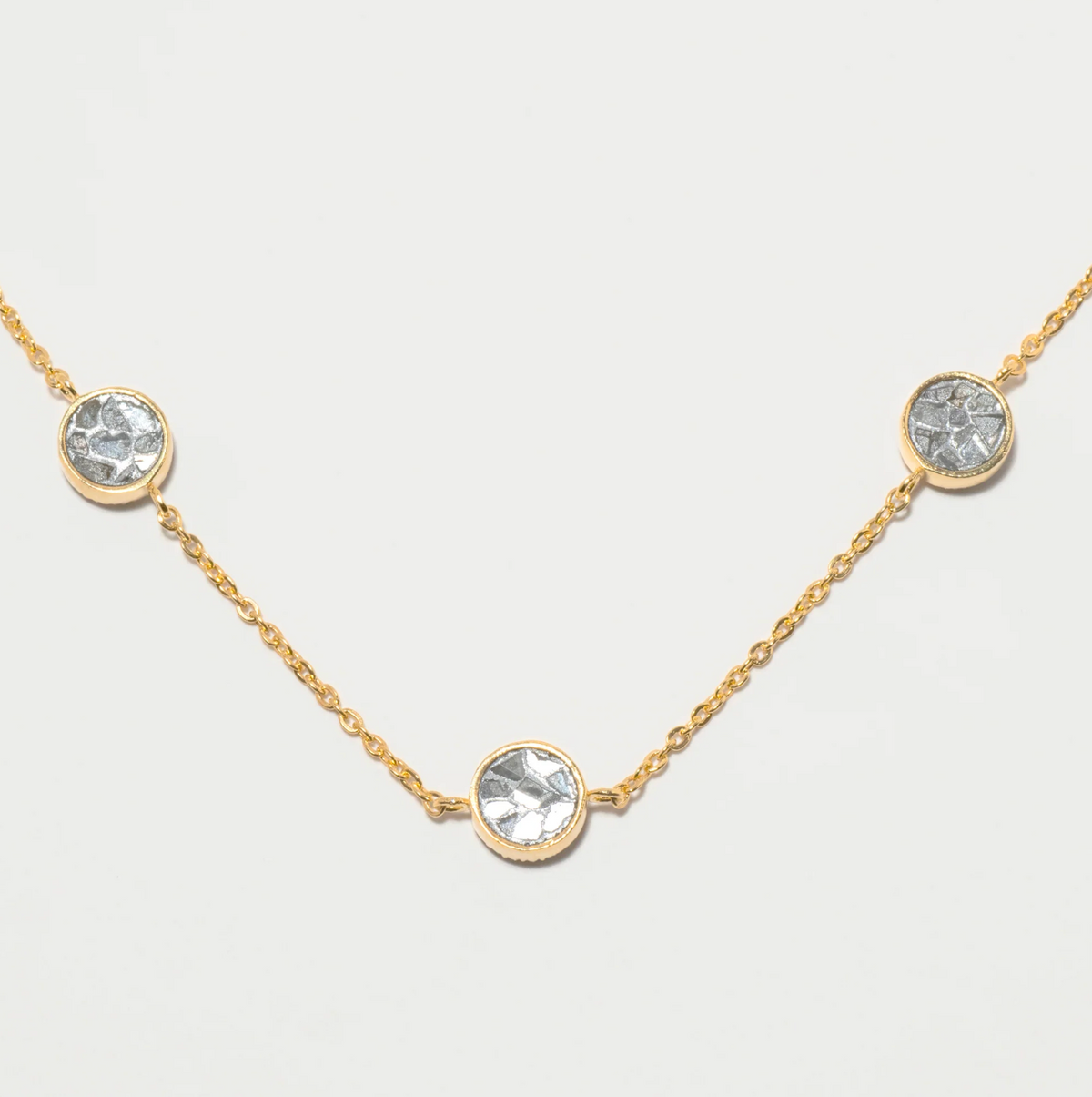 SHANA GULATI DAGNY ROUND STATION NECKLACE