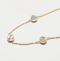 SHANA GULATI DAGNY ROUND STATION NECKLACE