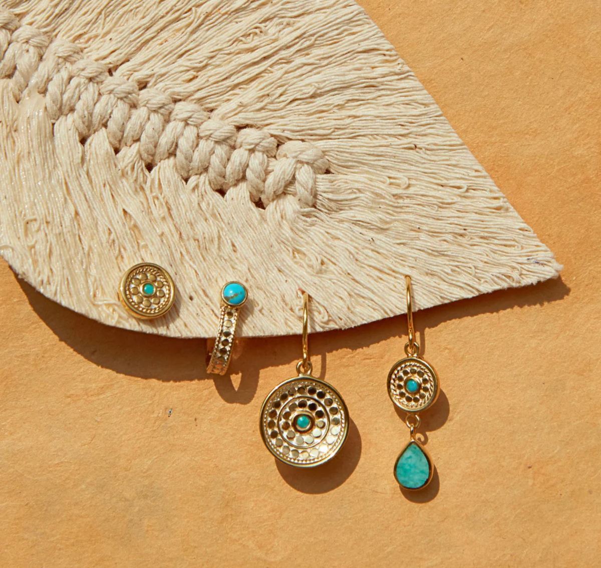ANNA BECK ROSETTA DISH EARRINGS