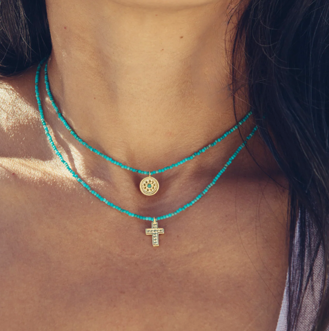 ANNA BECK SOL BEADED NECKLACE