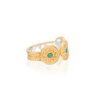 ANNA BECK FLORA MULTI-DISC RING