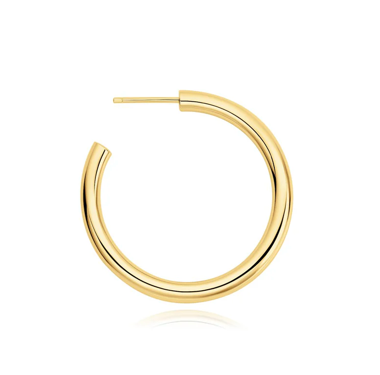 ANIA HAIE CLASSIC TUBE OVERSIZED HOOP EARRINGS