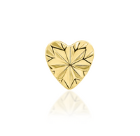 JUNIPURR LASER HEART 14K GOLD