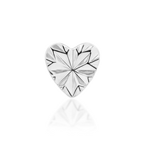JUNIPURR LASER HEART 14K GOLD