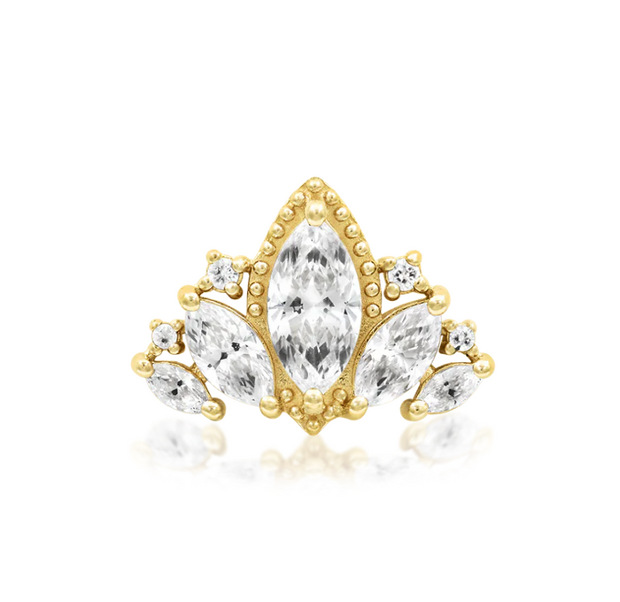 JUNIPURR QUEEN NAVEEN 14K GOLD