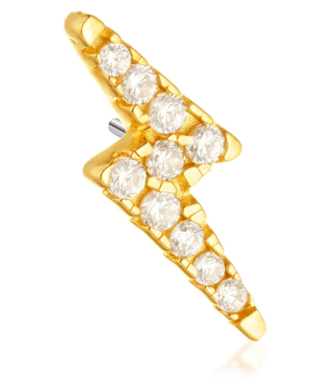 GEM LIGHTNING BOLT 14K GOLD