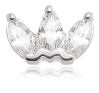 TRIPLE MARQUISE 14K GOLD