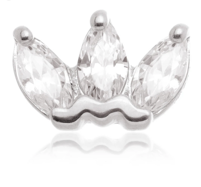 TRIPLE MARQUISE 14K GOLD