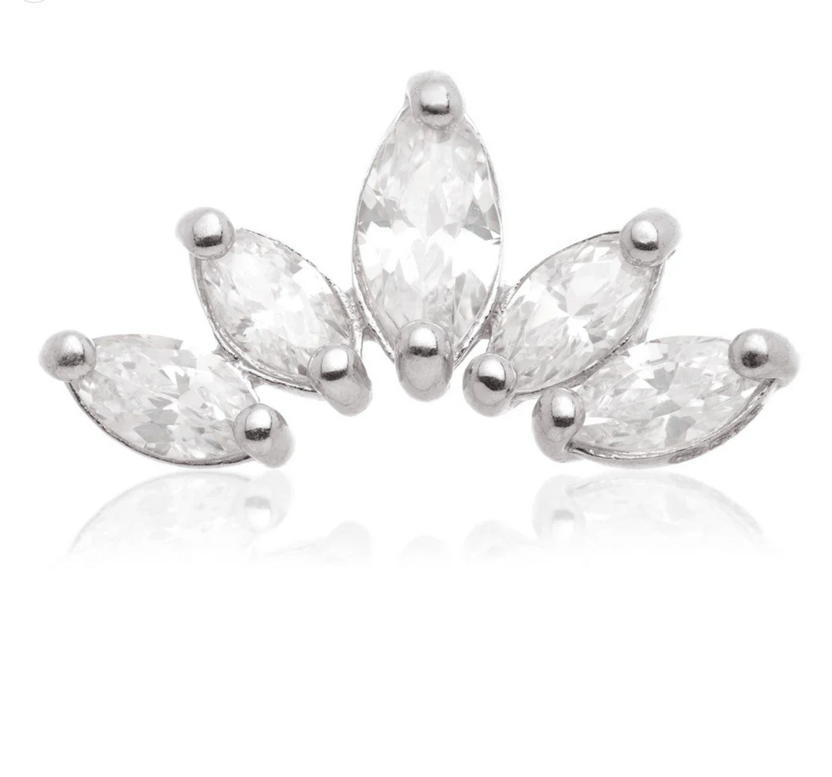 MARQUISE CRESCENT 14K GOLD