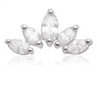 MARQUISE CRESCENT 14K GOLD