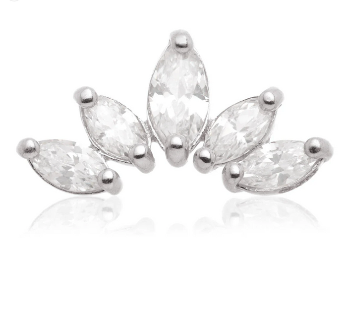 MARQUISE CRESCENT 14K GOLD