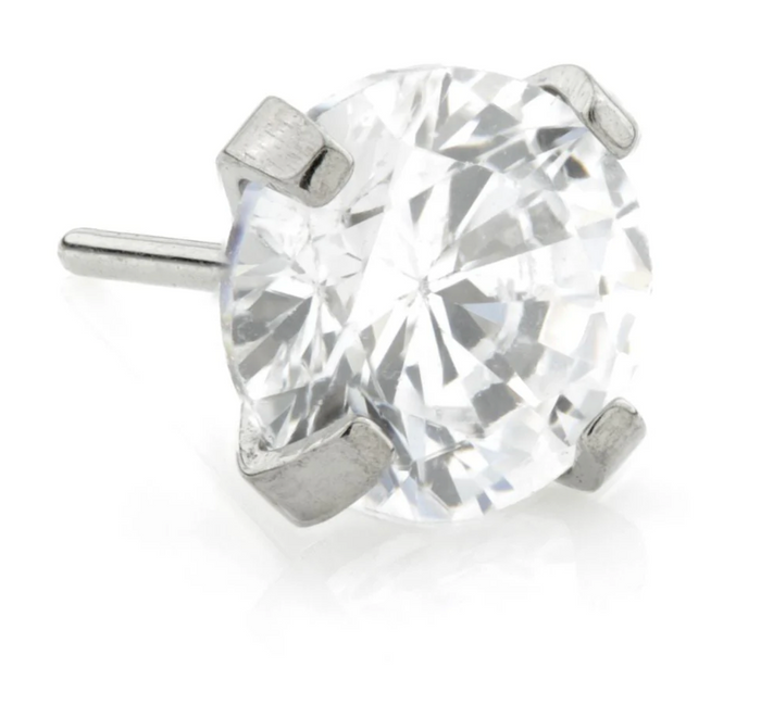PRONG SET GEM TITANIUM