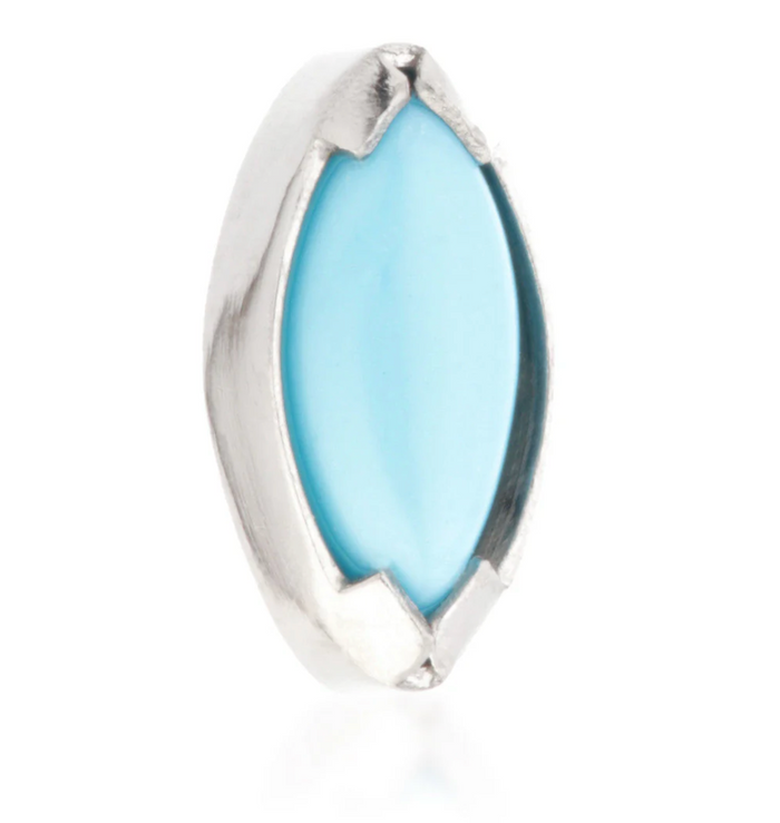 COLOURED MARQUISE TITANIUM