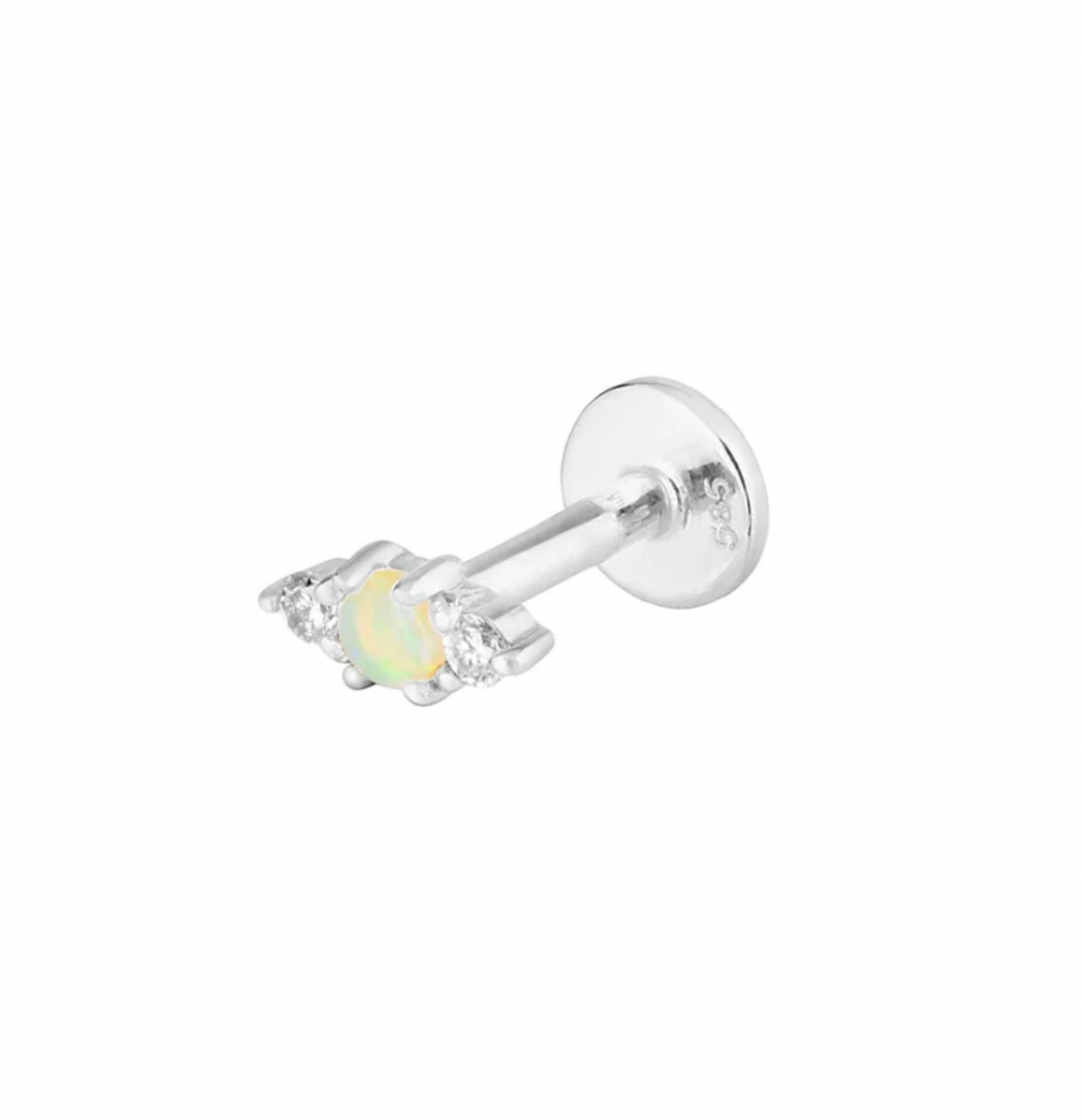 ZOHREH V OPAL AND DIAMOND 14K GOLD