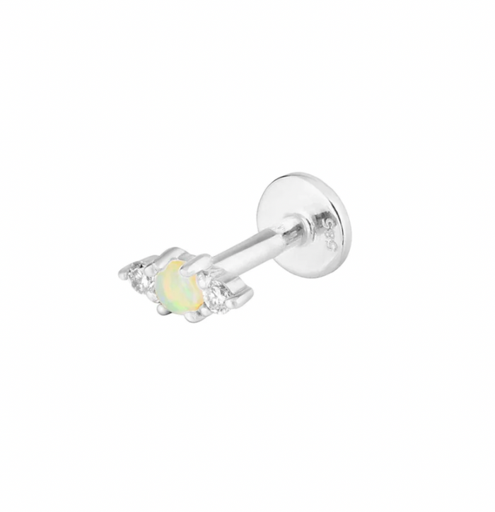 ZOHREH V OPAL AND DIAMOND 14K GOLD