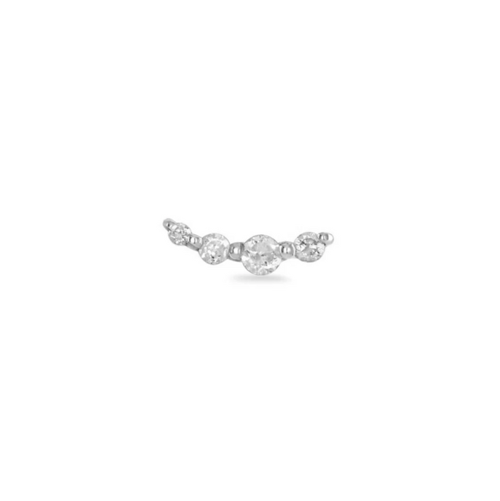 ZOHREH V DIAMOND CURVE 14K GOLD