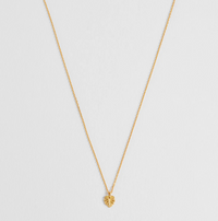 ESTELLA BARTLETT GOLD PLATED MONSTERA LEAF NECKLACE