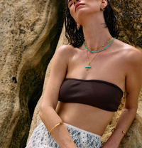 RACHEL JACKSON TRANQUILITY AMAZONITE TBAR NECKLACE