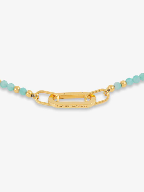 RACHEL JACKSON TRANQUILITY AMAZONITE BEADED NECKLACE