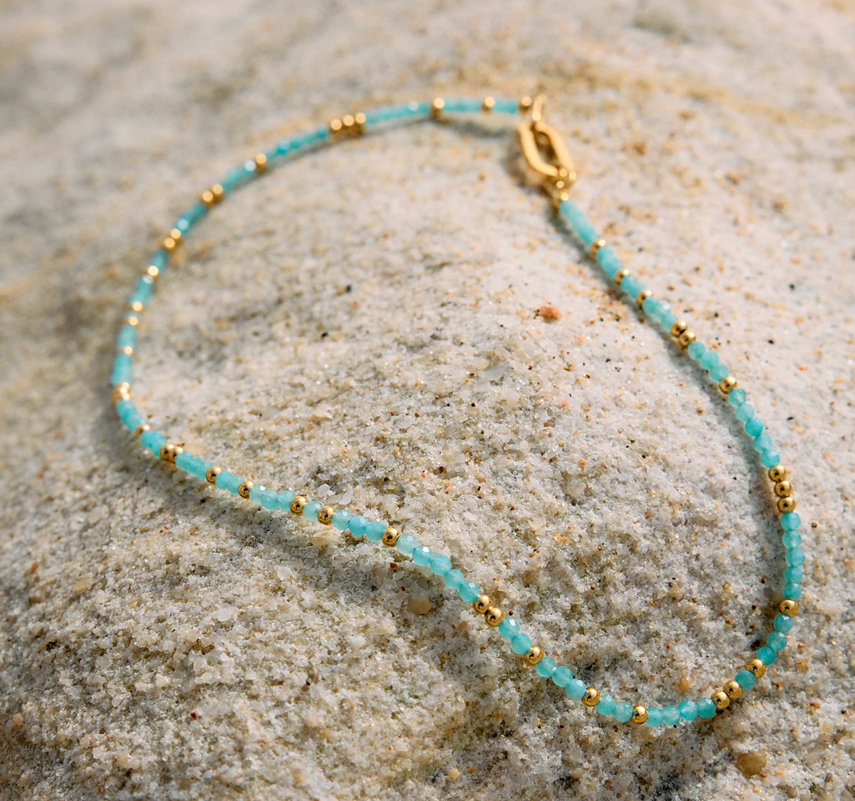 RACHEL JACKSON TRANQUILITY AMAZONITE BEADED NECKLACE