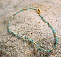 RACHEL JACKSON TRANQUILITY AMAZONITE BEADED NECKLACE