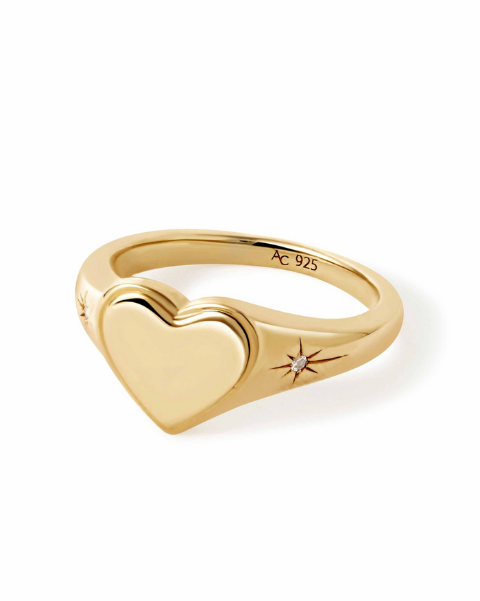 ASTLEY CLARKE BIOGRAPHY HEART SIGNET RING